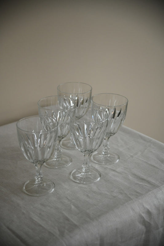 5 Large Wine Glasses