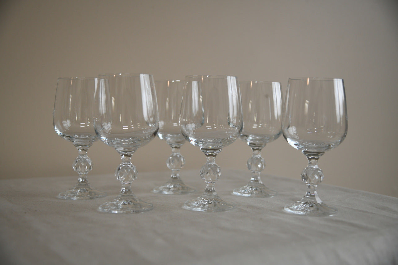 6 Wine Glasses