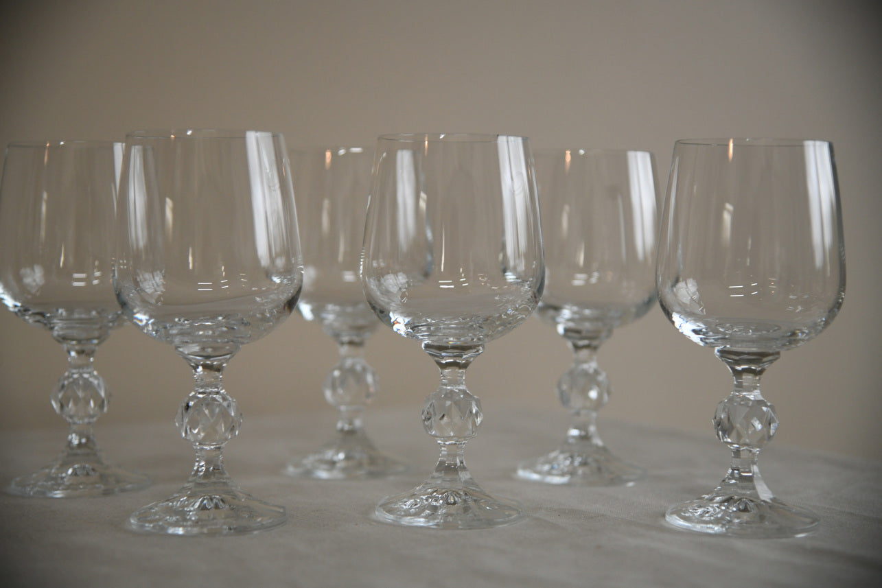 6 Wine Glasses