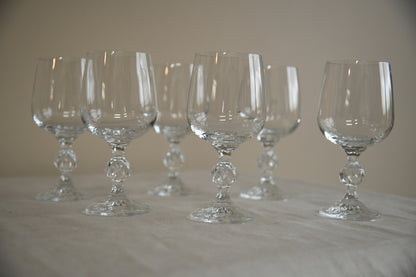 6 Wine Glasses