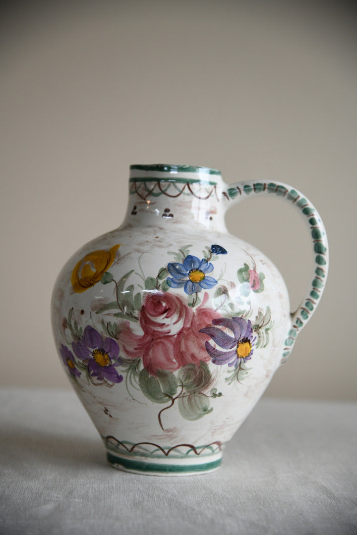 Decorative Vintage Floral German Jug