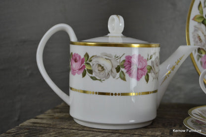 Royal Worcester Royal Garden Bone China Tea set - Kernow Furniture