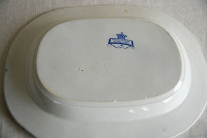 Large Willow Pattern Meat Plate