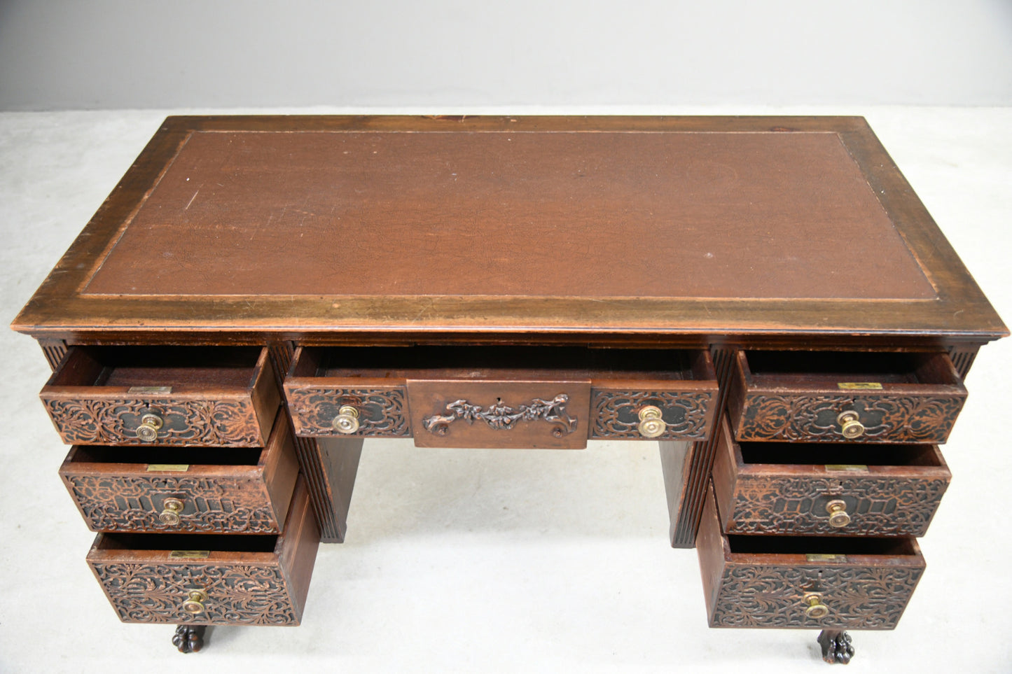 Chinese Chippendale Style Desk