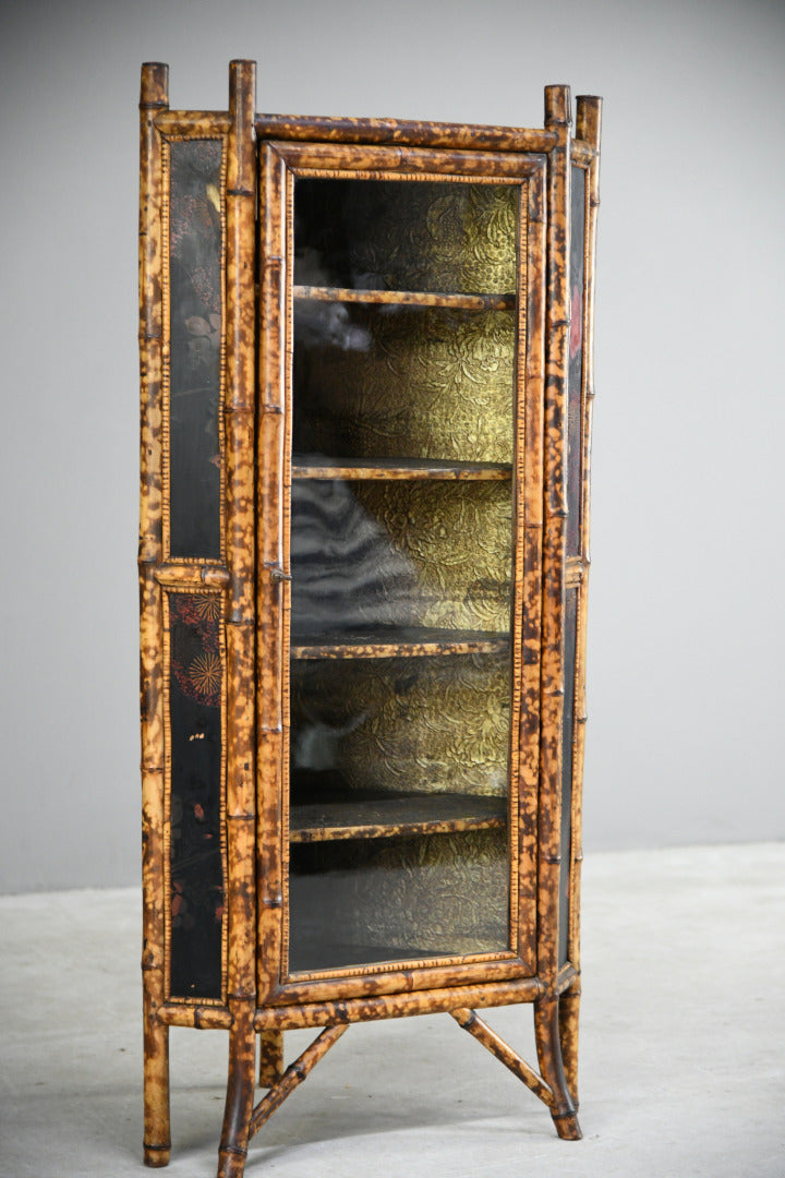 Victorian Glazed Bamboo Cabinet