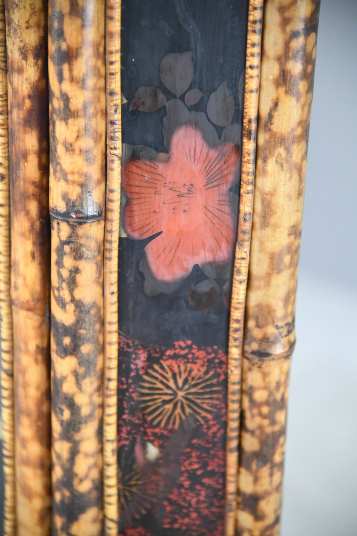 Victorian Glazed Bamboo Cabinet