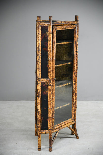 Victorian Glazed Bamboo Cabinet