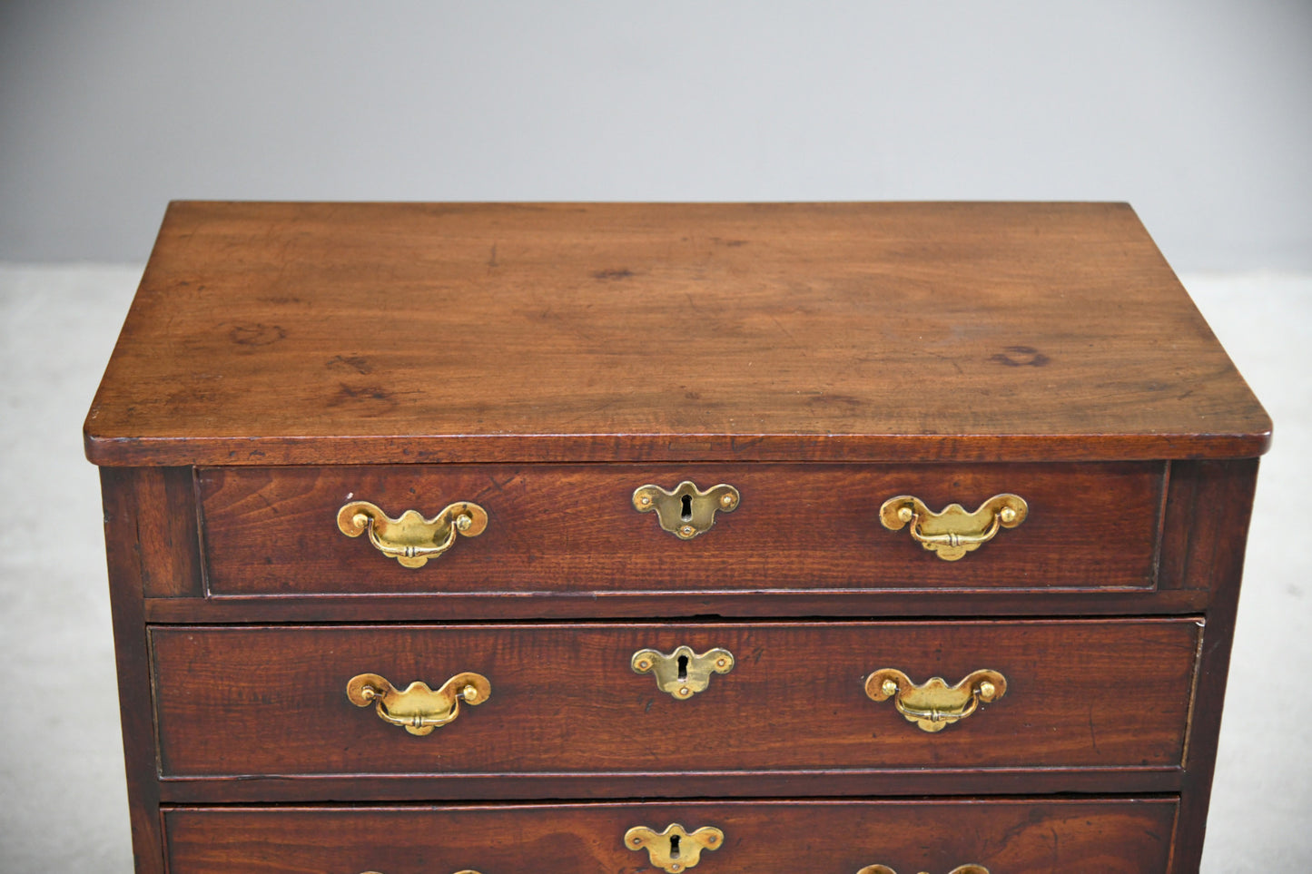 Small Antique Georgian Mahogany Chest of Drawers