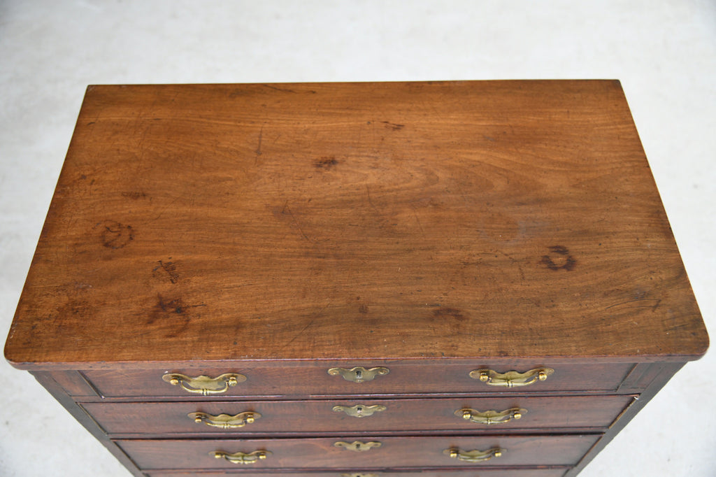 Small Antique Georgian Mahogany Chest of Drawers