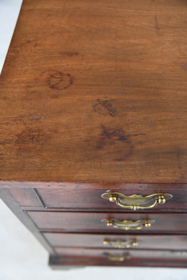 Small Antique Georgian Mahogany Chest of Drawers