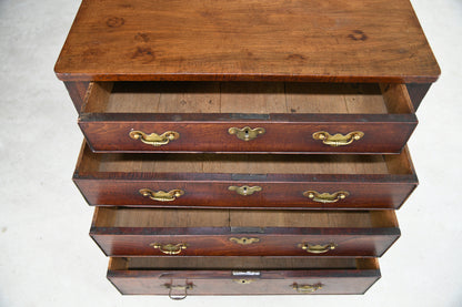 Small Antique Georgian Mahogany Chest of Drawers