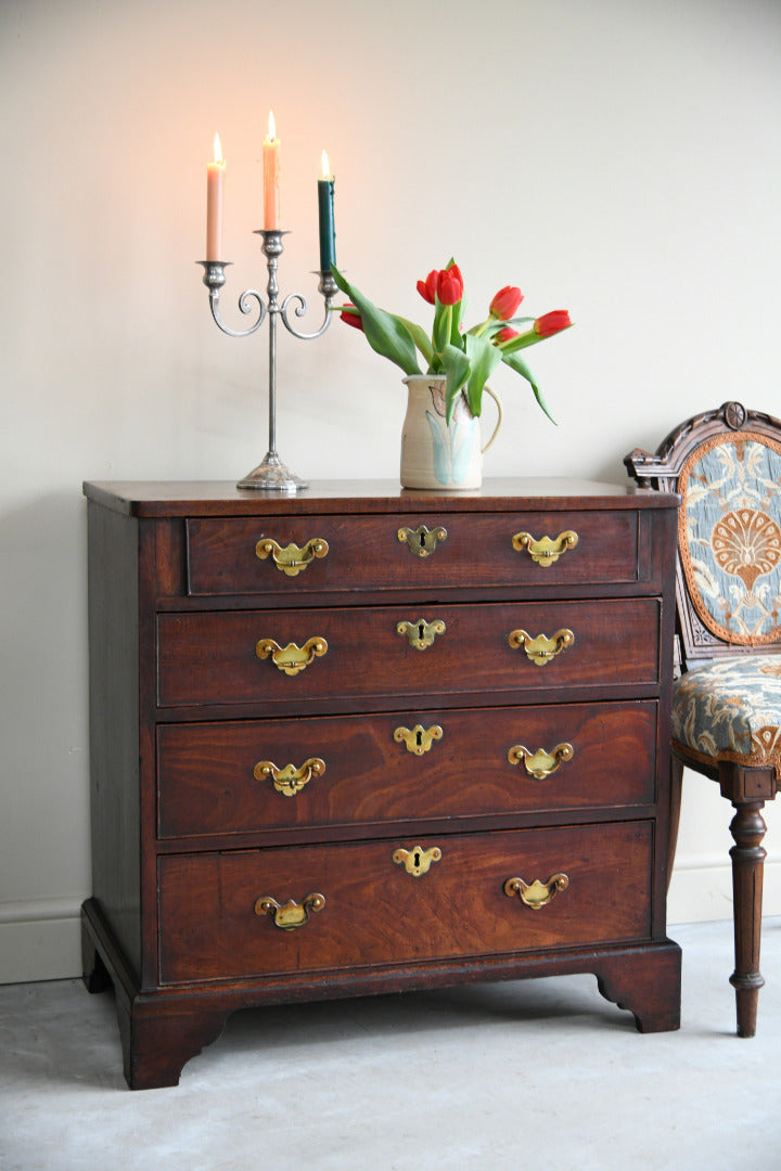 Small Antique Georgian Mahogany Chest of Drawers