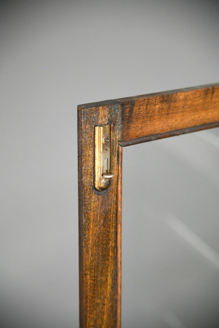 Large Oak Glazed Bookcase