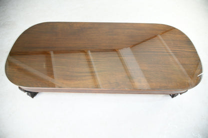 Large Mahogany Coffee Table