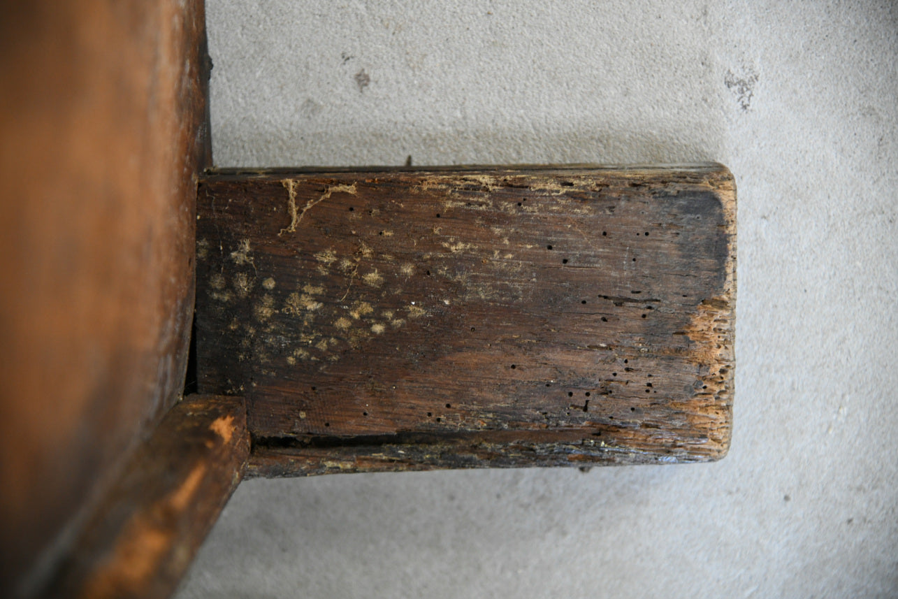 English 18th Century Oak Coffer