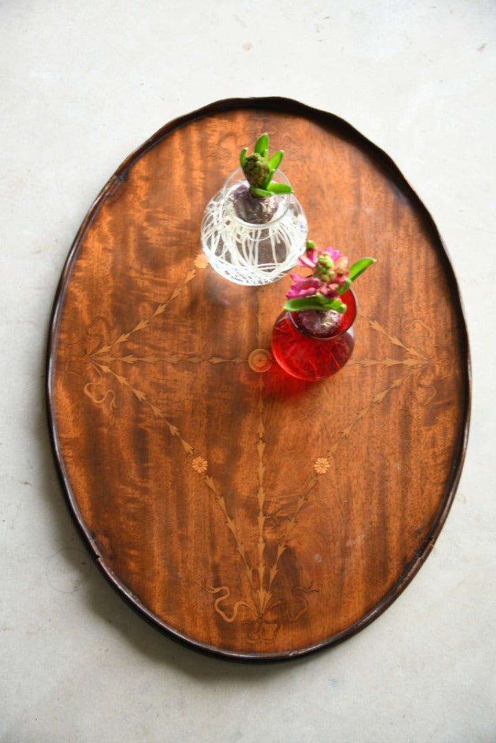 Antique Inlaid Tray