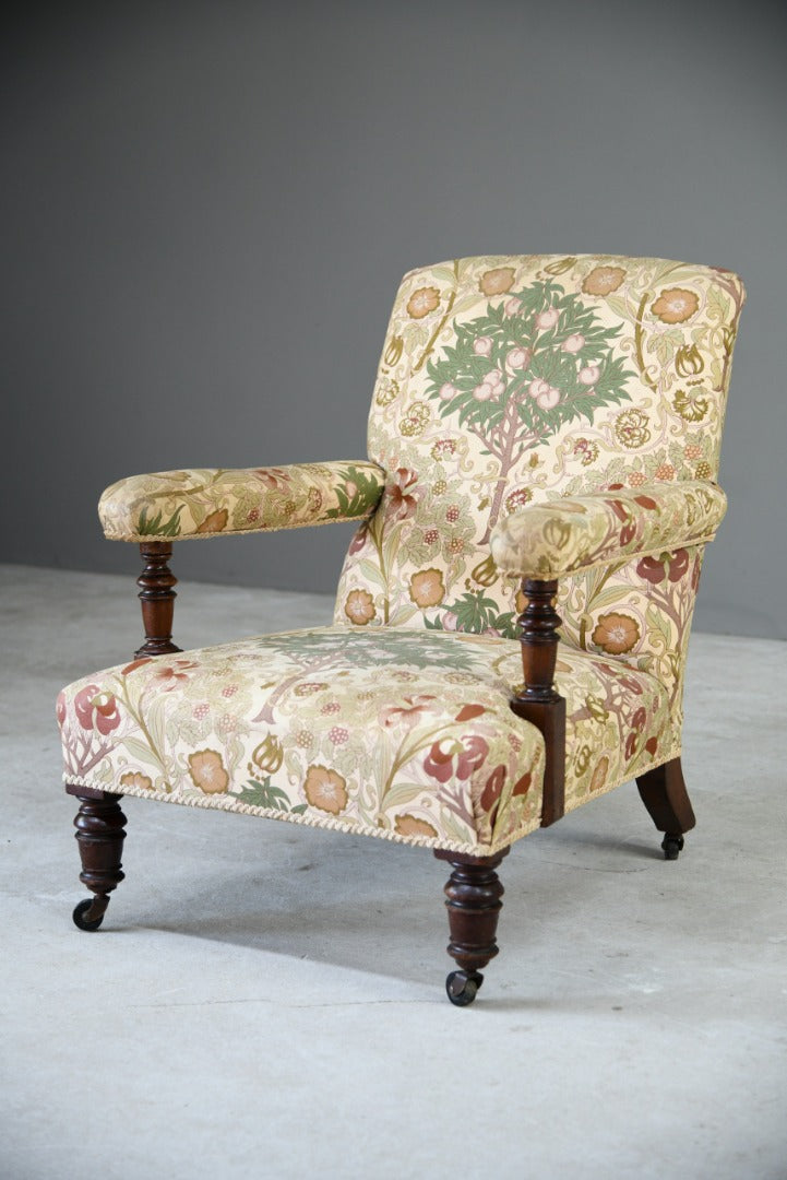 Antique Victorian Library Chair