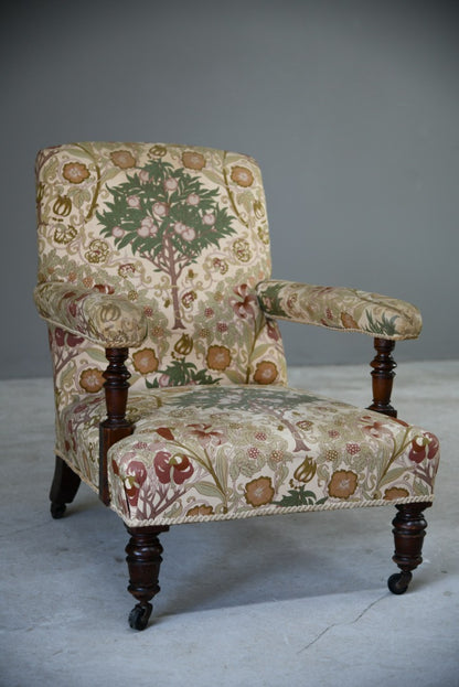 Antique Victorian Library Chair