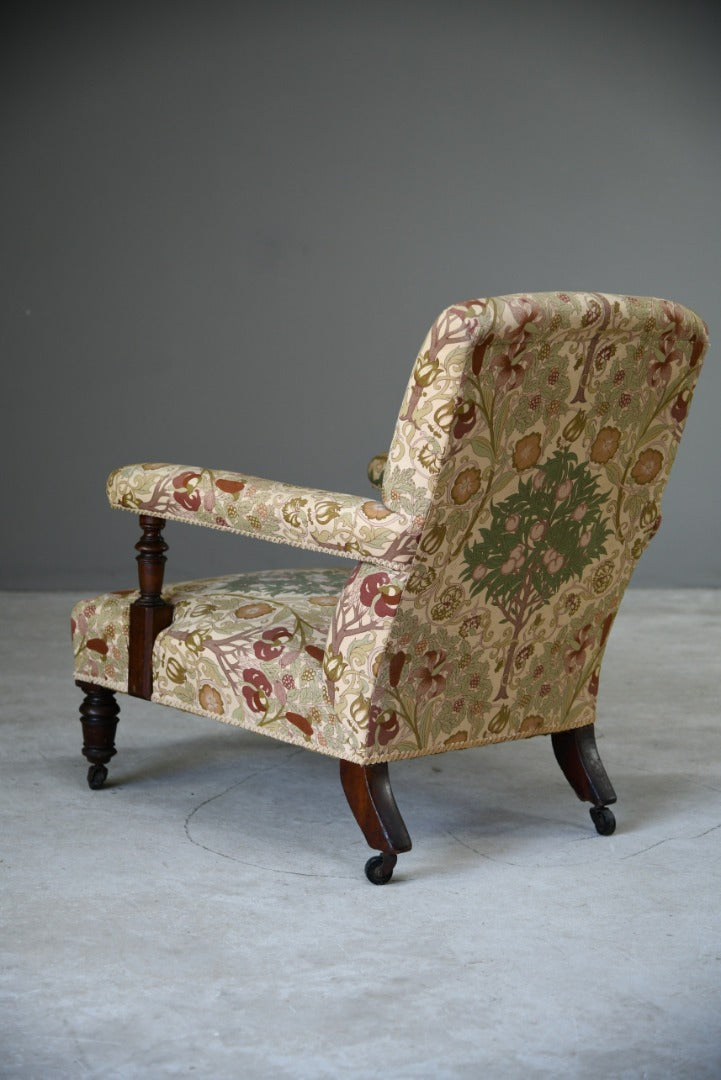 Antique Victorian Library Chair