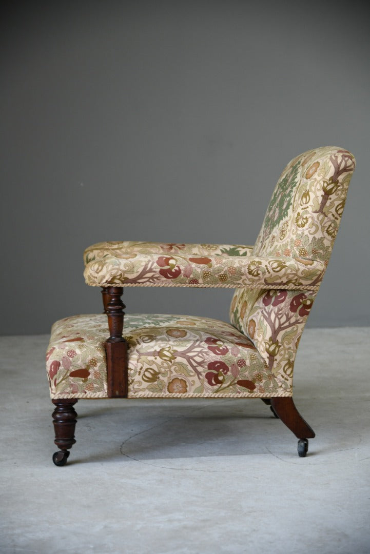 Antique Victorian Library Chair