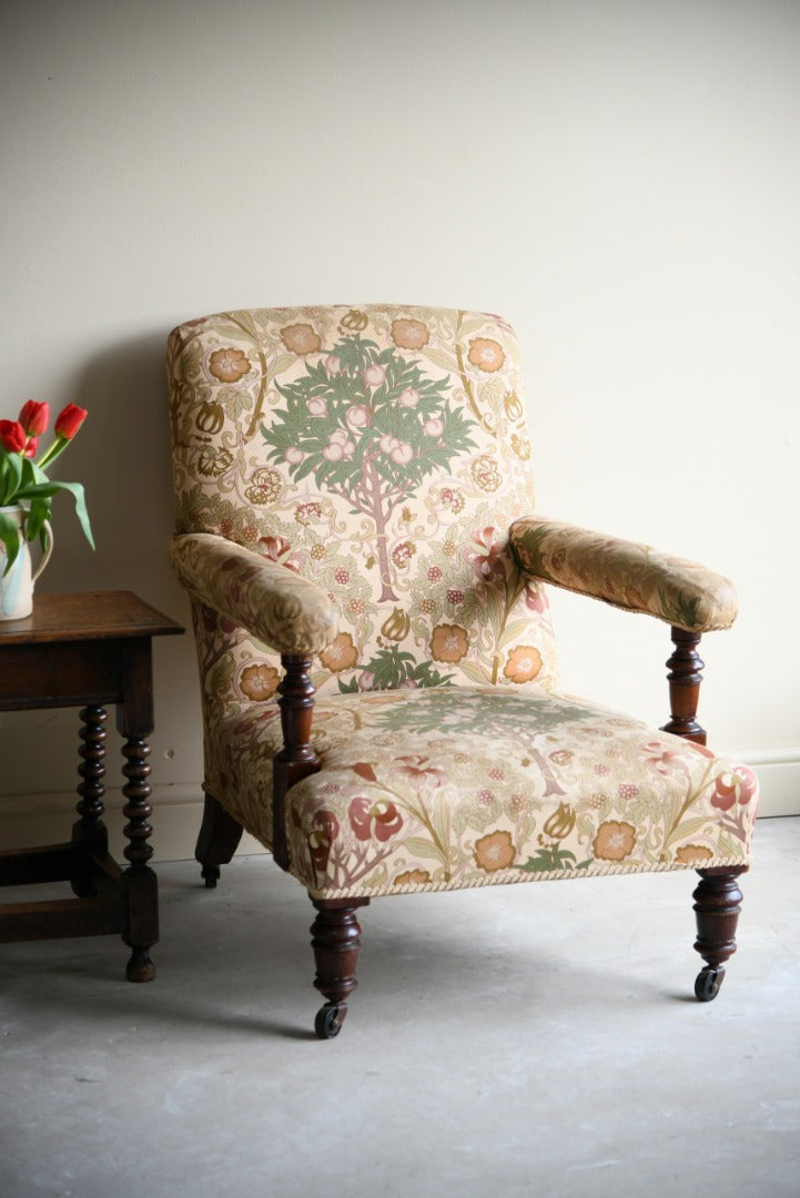 Antique Victorian Library Chair