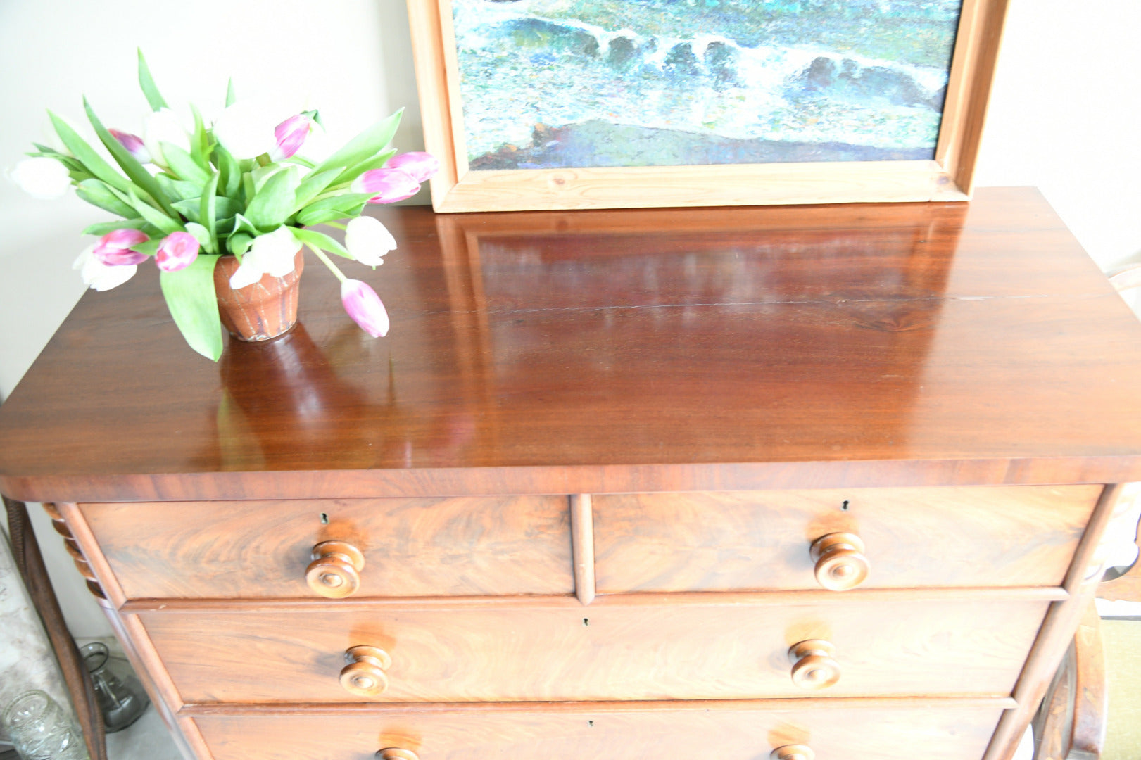 Antique Mahogany Chest of Drawers