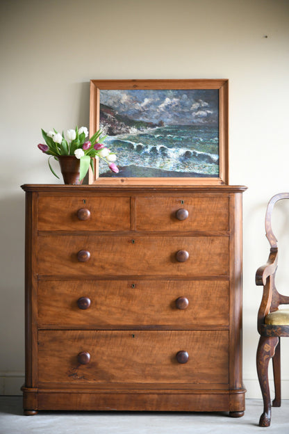 Antique Victorian Mahogany Chest of Drawers