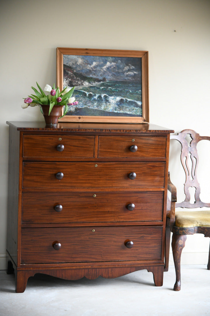 Antique Victorian Mahogany Chest of Drawers