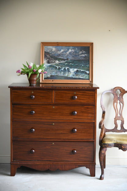 Antique Victorian Mahogany Chest of Drawers