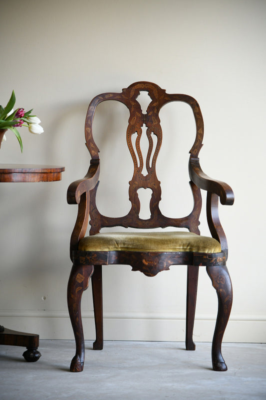 Inlaid Dutch Armchair