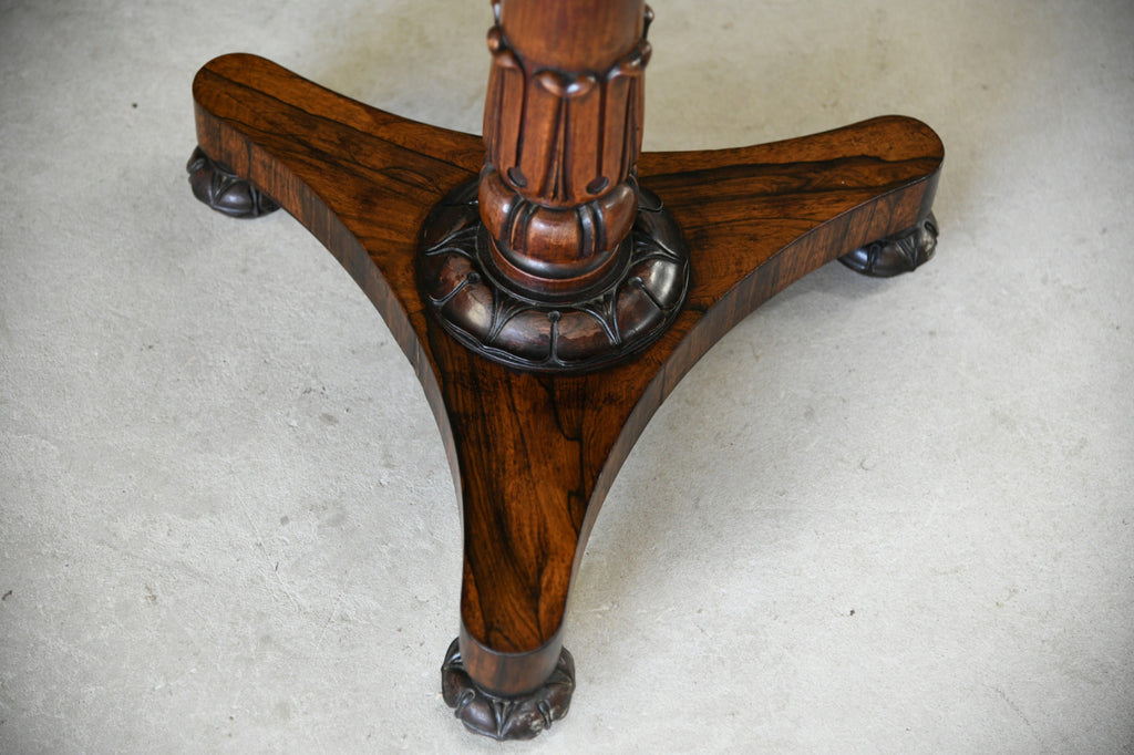 Antique Rosewood Occasional Table