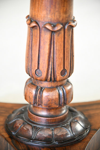 Antique Rosewood Occasional Table