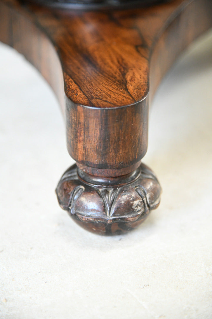 Antique Rosewood Occasional Table