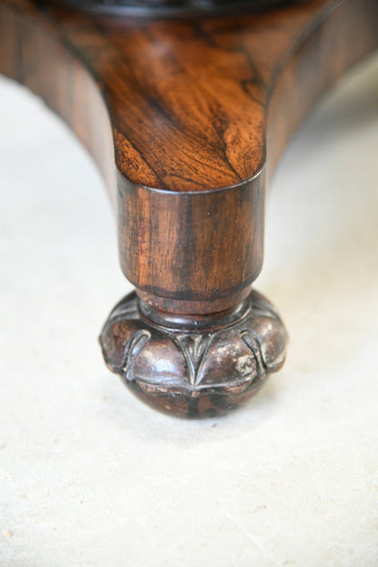 Antique Rosewood Occasional Table