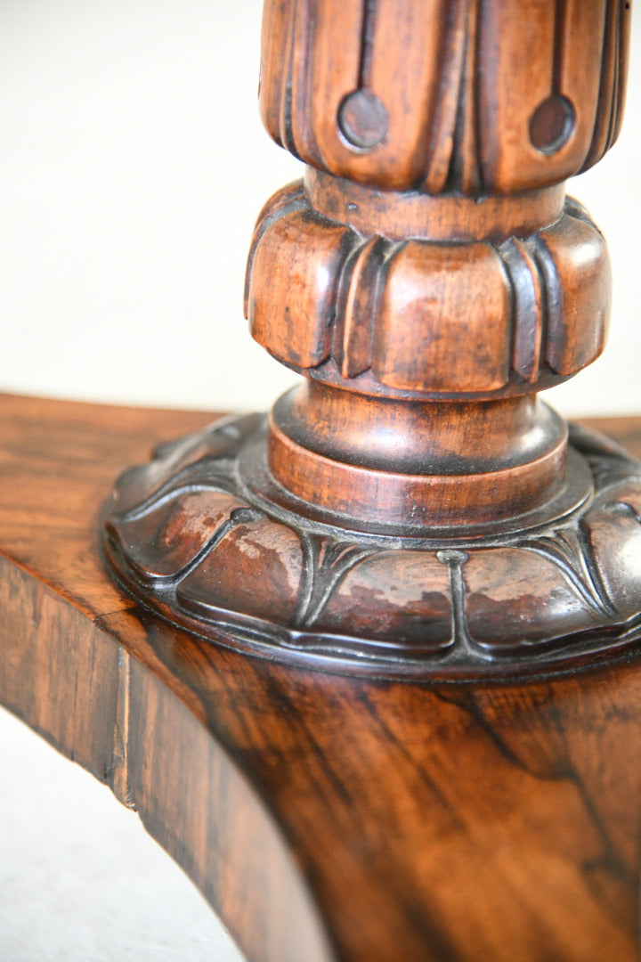 Antique Rosewood Occasional Table