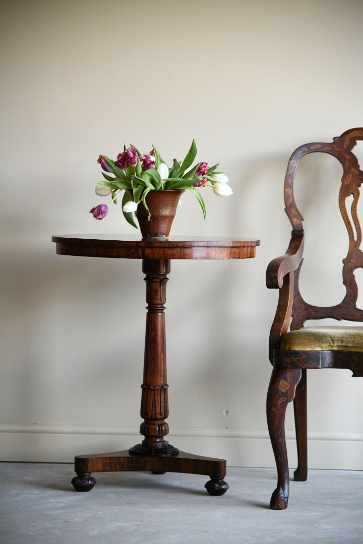 Antique Rosewood Occasional Table