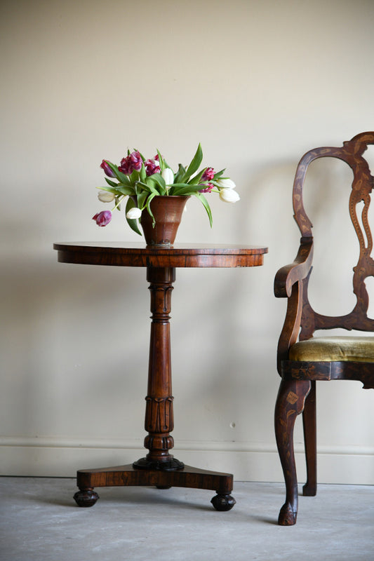 Antique Rosewood Occasional Table