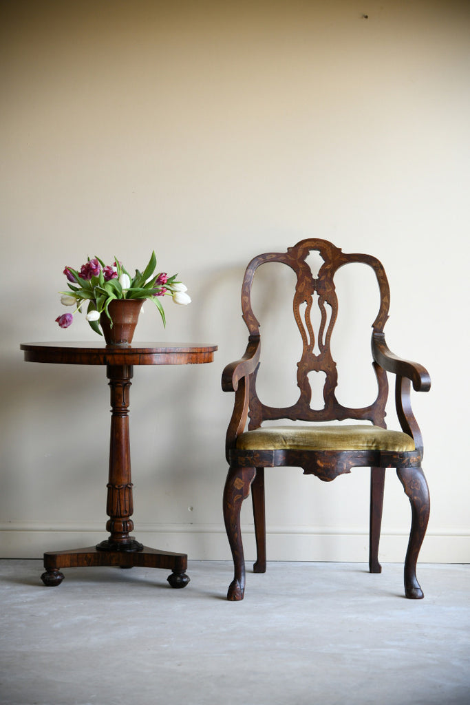 Antique Rosewood Occasional Table