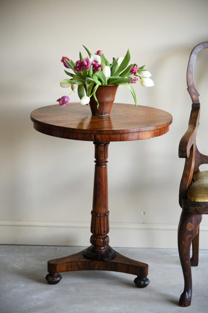 Antique Rosewood Occasional Table