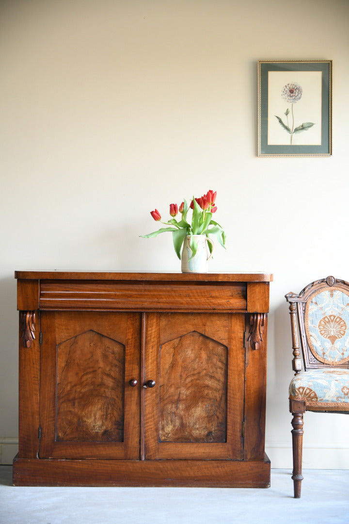 Antique Victorian Walnut Chiffonier