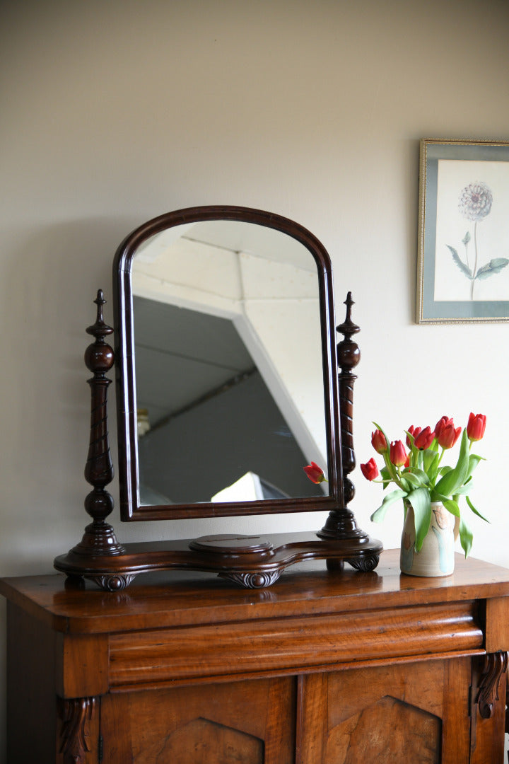 Victorian Mahogany Toilet Swing Mirror