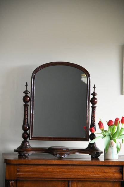 Victorian Mahogany Toilet Swing Mirror