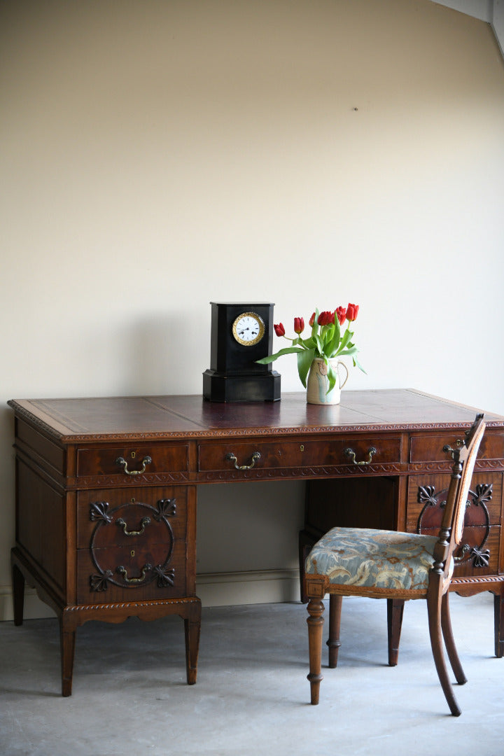 Antique Style Mahogany Desk