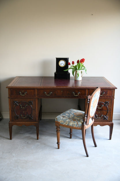 Antique Style Mahogany Desk