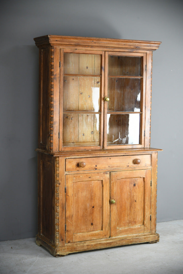 Antique Cornish Glazed Pine Dresser