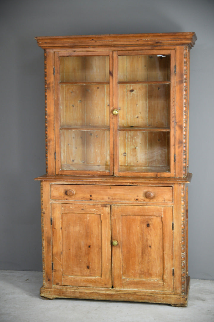 Antique Cornish Glazed Pine Dresser