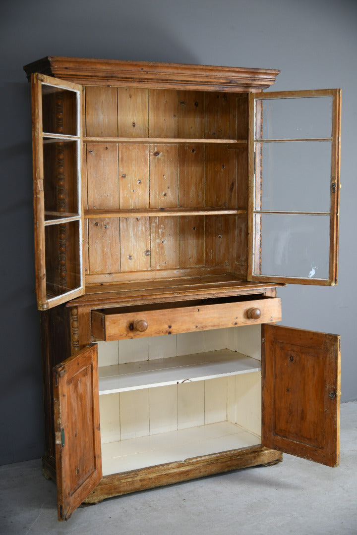 Antique Cornish Glazed Pine Dresser