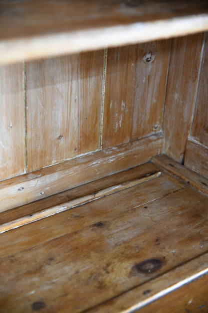 Antique Cornish Glazed Pine Dresser