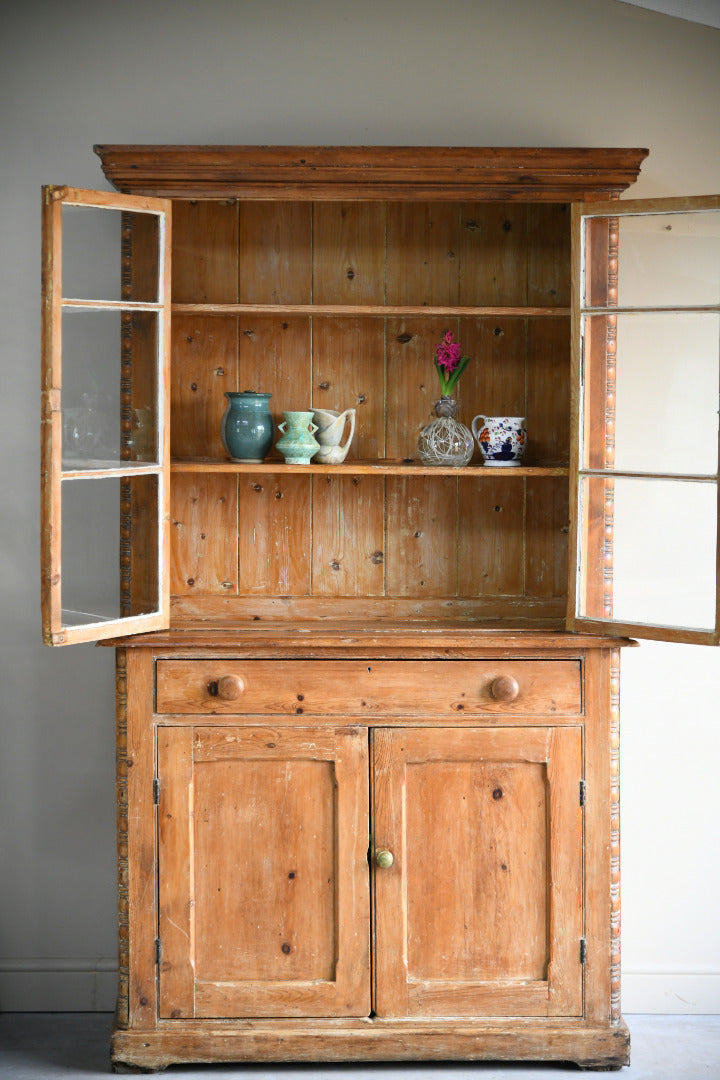 Antique Cornish Glazed Pine Dresser