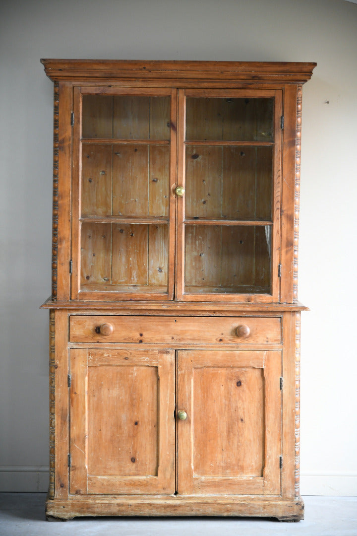 Antique Cornish Glazed Pine Dresser